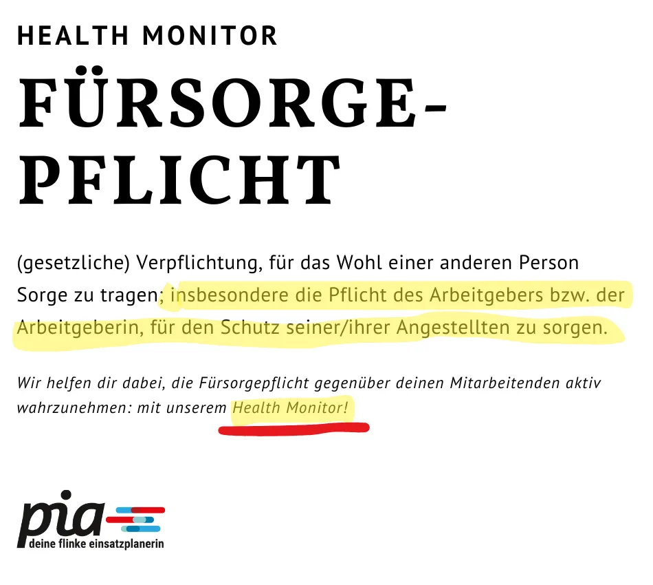 Der Health Monitor von pia