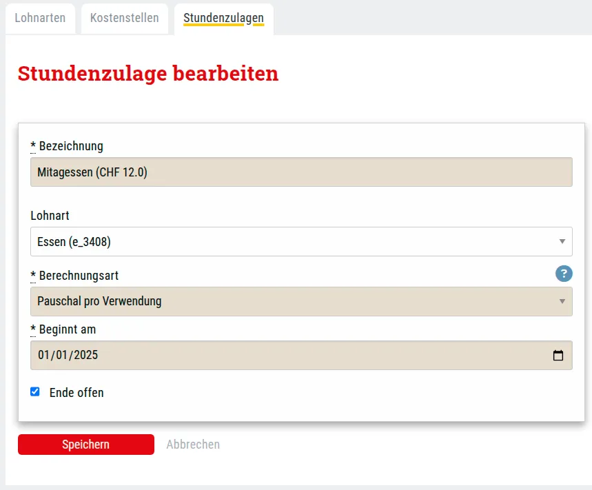 Pauschal pro Verwendung
